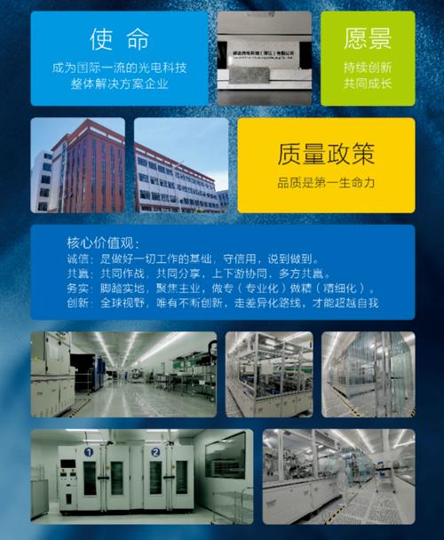 产品广泛应用于工控,车载,智能家居,商显等多个领域;工厂坐落于环境